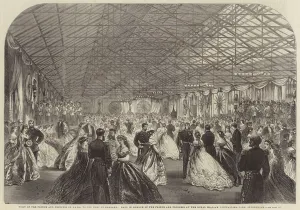 Visit of the Prince and Princess of Wales to the West of England, Ball in Honour of the Prince and Princess at the Royal William Victualling-Yard, Stonehouse (engraving) Visit of the Prince and Princess of Wales to the West of England, Ball in Honour of the Prince and Princess at the Royal William Victualling-Yard, Stonehouse (engraving)