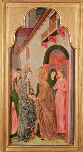 The Visitation, from an altarpiece depicting scenes from the life of the Virgin, c The Visitation, from an altarpiece depicting scenes from the life of the Virgin, c