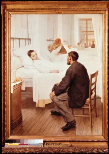 Visiting Day at the Hospital, 1889 (oil on canvas) Visiting Day at the Hospital, 1889 (oil on canvas)