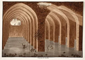 The Vivarium of Lucullus, 1833 (etching with brown wash) The Vivarium of Lucullus, 1833 (etching with brown wash)