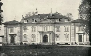 Voltaire's (1694-1778) house at Ferney (b/w photo) Voltaire's (1694-1778) house at Ferney (b/w photo)