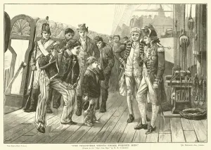 Boys Own Gallery: One Volunteer worth three pressed men (engraving)