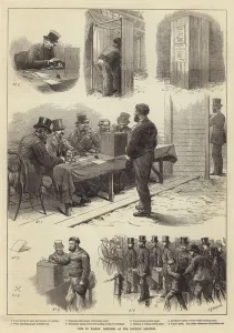 Vote by Ballot, Sketches at the Taunton Election (engraving) Vote by Ballot, Sketches at the Taunton Election (engraving)