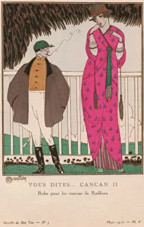 Book Cover Gallery: Vous Dites... Cancan II, March 1913 (Pochoir print)