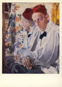 Vsevolod Meyerhold, Russian actor (colour litho) Vsevolod Meyerhold, Russian actor (colour litho)