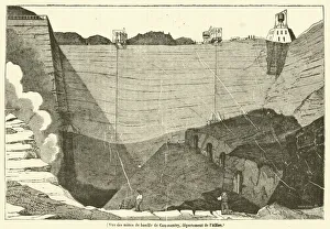 Vue des mines de houille de Commentry, departement de l'Allier (engraving) Vue des mines de houille de Commentry, departement de l'Allier (engraving)
