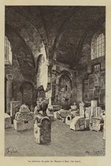 Vue interieure du palais des Thermes a Paris, etat actuel (engraving) Vue interieure du palais des Thermes a Paris, etat actuel (engraving)