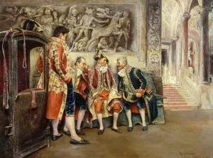 Waiting for his Eminence, 1902 (oil on panel) Waiting for his Eminence, 1902 (oil on panel)
