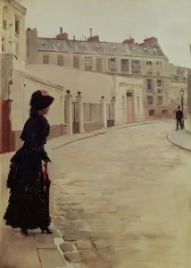 Waiting, Rue de Chateaubriand, Paris (oil on canvas) Waiting, Rue de Chateaubriand, Paris (oil on canvas)