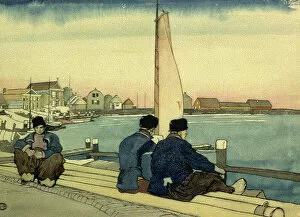 Hollander Gallery: Waiting for wind and tide, 1906