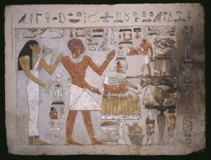 Wall Fragment from the Tomb of Amenemhet and His Wife Hemet Wall Fragment from the Tomb of Amenemhet and His Wife Hemet