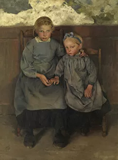 Hairs Gallery: Two Walloon Country Girls, 1888 (oil on canvas)