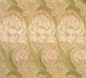 Images Dated 15th January 2013: Wallpaper designed by Voysey, Victorian