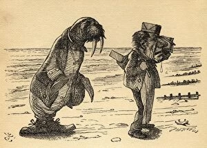 Crying Gallery: The Walrus and the Carpenter, illustration from Through the Looking Glass'