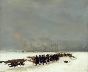 The War of 1870-71: An Infantry Column on their Way to a Raid, 1872 (oil on canvas) The War of 1870-71: An Infantry Column on their Way to a Raid, 1872 (oil on canvas)