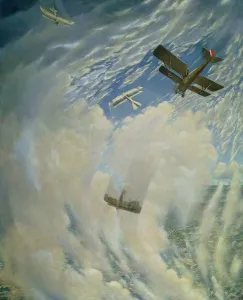 War in the Air, 1918 (oil on canvas) War in the Air, 1918 (oil on canvas)