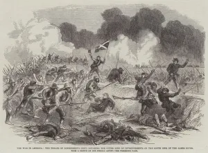 The War in America, the Texans of Longstreet's Corps retaking the Outer Line of The War in America, the Texans of Longstreet's Corps retaking the Outer Line of