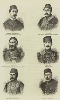 The War in the East, Generals of the Turkish Army (engraving)