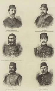 The War in the East, Generals of the Turkish Army (engraving) The War in the East, Generals of the Turkish Army (engraving)