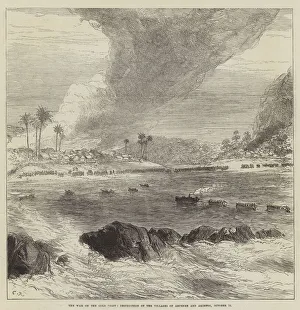 The War on the Gold Coast, Destruction of the Villages of Ampenee and Akimfoo The War on the Gold Coast, Destruction of the Villages of Ampenee and Akimfoo