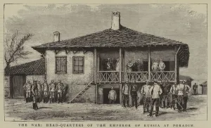 The War, Head-Quarters of the Emperor of Russia at Poradim (engraving) The War, Head-Quarters of the Emperor of Russia at Poradim (engraving)