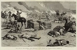 The War in the Soudan, the Repulse of the Attack on Baker's Zeriba The War in the Soudan, the Repulse of the Attack on Baker's Zeriba
