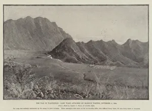 The War in Waziristan, Camp Wano attacked by Mahsud Waziris, 3 November 1894 (litho) The War in Waziristan, Camp Wano attacked by Mahsud Waziris, 3 November 1894 (litho)