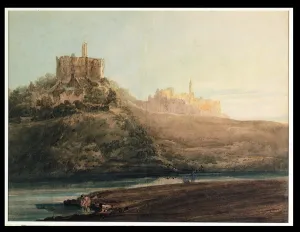 Warkworth Castle, Northumberland, c.1798 (w/c, gouache & pencil on paper laid on card) Warkworth Castle, Northumberland, c.1798 (w/c, gouache & pencil on paper laid on card)