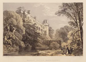 Thomas (after) Allom Gallery: Warwick Castle, Warwickshire (aquatint)