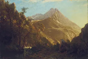 Romantic Era Gallery: Wasatch Mountains (oil on canvas)