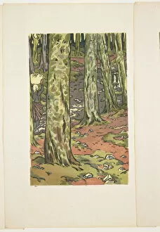 Walt Kuhn Gallery: Washing Beneath the Trees, Loguivy, 1894