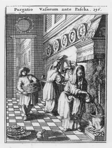 Washing the household vessels before Passover (Purgatio Vasorum ante Pascha), illustration Washing the household vessels before Passover (Purgatio Vasorum ante Pascha), illustration