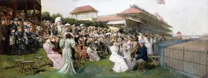 Washington Park Club, Chicago, 1892 (oil on canvas) Washington Park Club, Chicago, 1892 (oil on canvas)