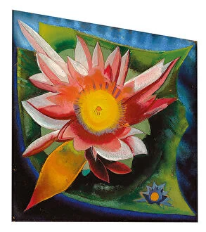The Water Lily, c.1924 (oil on glass)