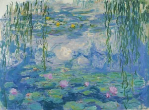 Weeping Willow Gallery: Waterlilies, 1916-19 (oil on canvas) (see also detail 382331)