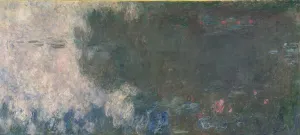 Waterlilies - The Clouds (left section), 1914-18 (oil on canvas) (see also 64184 & 64185) Waterlilies - The Clouds (left section), 1914-18 (oil on canvas) (see also 64184 & 64185)