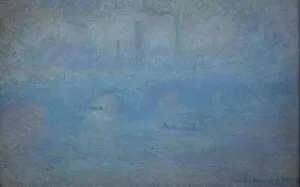 Meteorlogical Gallery: Waterloo Bridge. Effect of Fog, 1903 (oil on canvas)