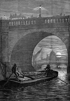 Waterloo Bridge by Night (engraving)