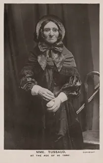 Waxwork of Madame Tussaud at the age of 90, 1850. (b/w photo) Waxwork of Madame Tussaud at the age of 90, 1850. (b/w photo)