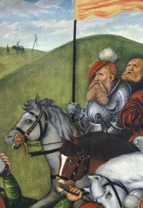 Way to Calvary by Lucas Cranach Elder (1472-1553), Detail Way to Calvary by Lucas Cranach Elder (1472-1553), Detail