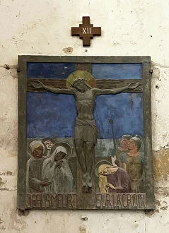 Christ Passion Gallery: Way of the Cross, Saint-Mandet Church, Ferriere-sur-Larcon 1931