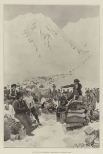 On the Way to Klondike, the Descent of Chilkoot Pass (litho) On the Way to Klondike, the Descent of Chilkoot Pass (litho)