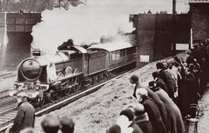 On the Way to Windsor, George V's body on the way to his final resting place at On the Way to Windsor, George V's body on the way to his final resting place at