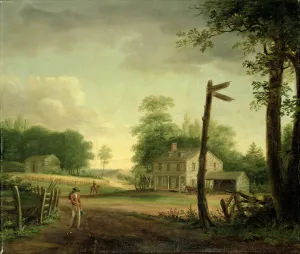 Wayside Inn on Route to Philadelphia (oil on canvas) Wayside Inn on Route to Philadelphia (oil on canvas)