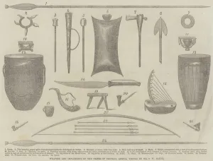 Weapons and Implements of the Tribes of Central Africa, visited by Mr S W Baker Weapons and Implements of the Tribes of Central Africa, visited by Mr S W Baker