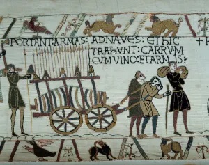 Weapons and wine are brought to the ships during the refuelling for the conquete of Weapons and wine are brought to the ships during the refuelling for the conquete of
