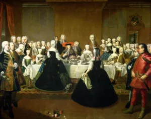 Wedding Breakfast of Empress Maria Theresa of Austria and Francis of Lorraine Wedding Breakfast of Empress Maria Theresa of Austria and Francis of Lorraine