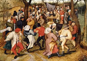 Pieter Brueghel The Younger Gallery: The Wedding Dance, (oil on panel)