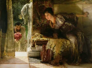 Welcome Footsteps, 1883 (oil on canvas) (see also 15132) Welcome Footsteps, 1883 (oil on canvas) (see also 15132)
