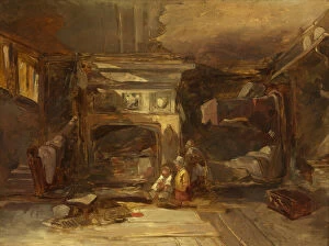 Rundown Gallery: A Welsh Interior, c.1844 (oil on panel)